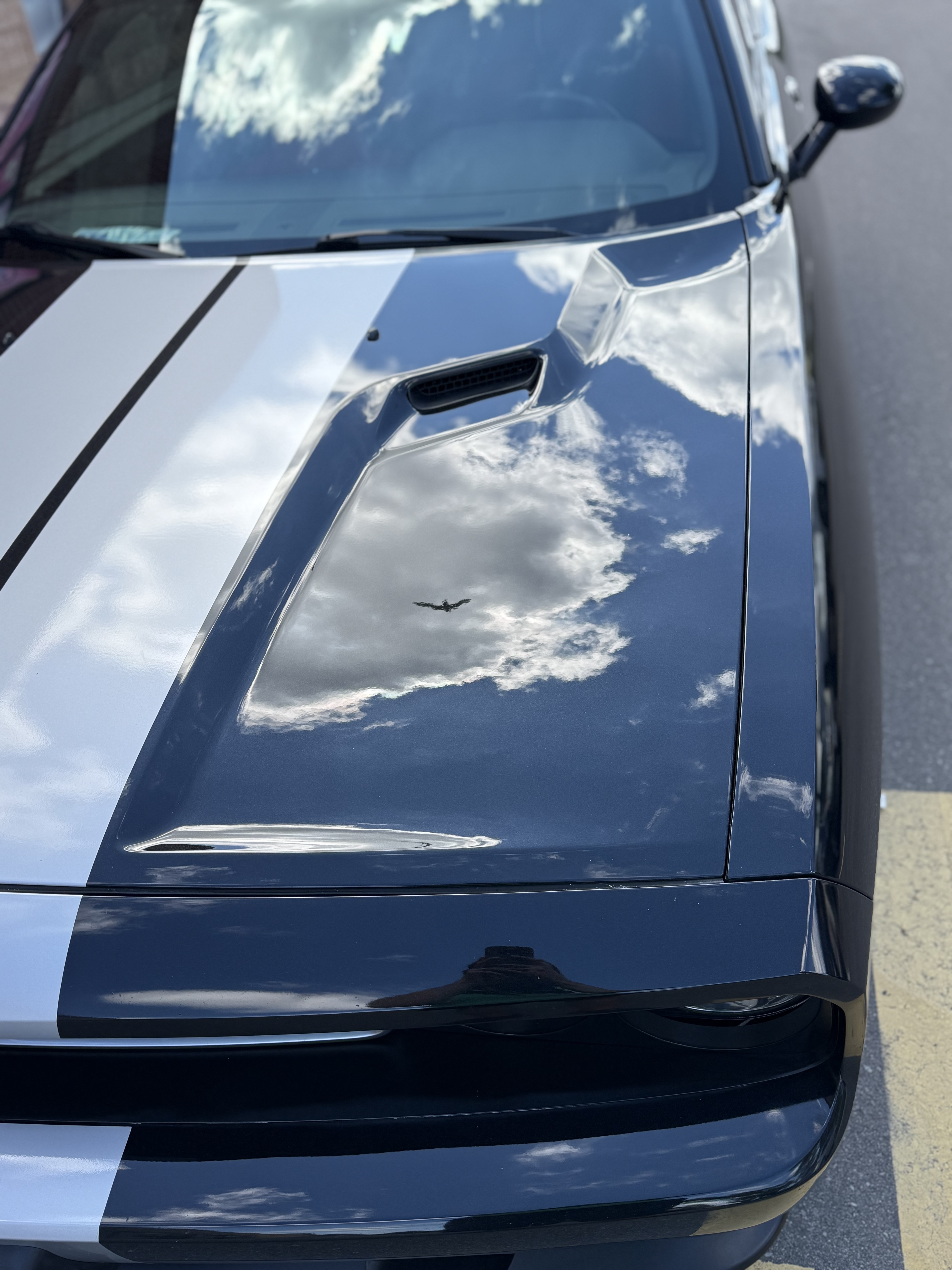 Window tinting service completed on sedan